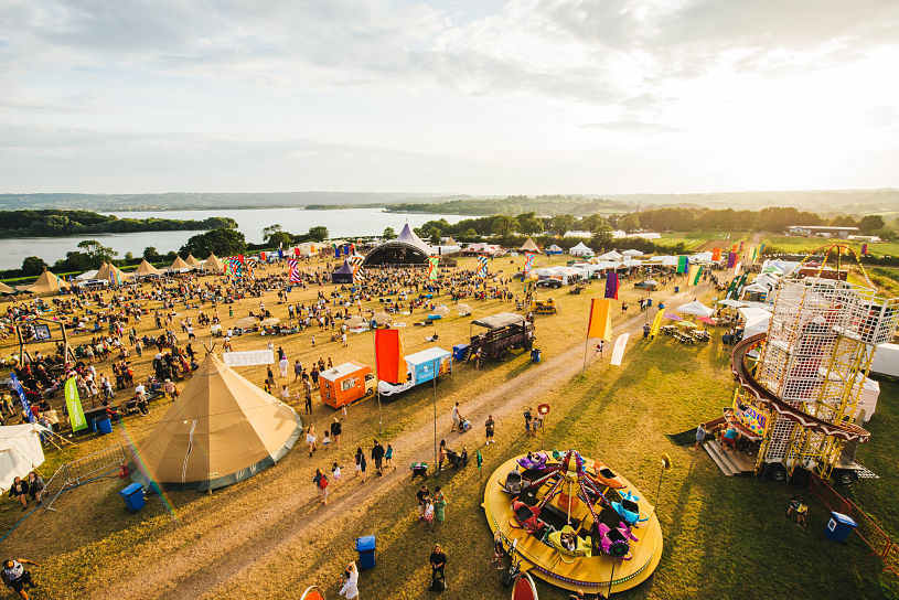 View of Valley Fest from above